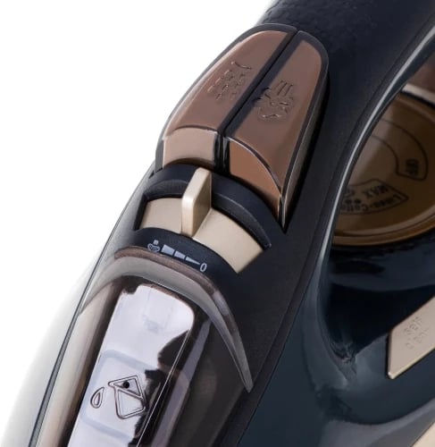 hekur me avull, Camry CR 5036, 3400W, shollë qeramike, depozitë 360ml, zi-ari