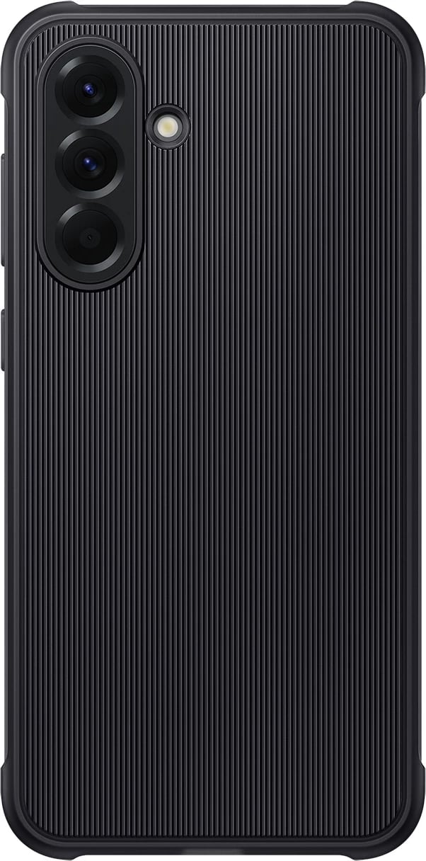 Mbështjellës Samsung Rugged Silicone Case EF-RA566CBEGWW për Galaxy A56 5G, i zi