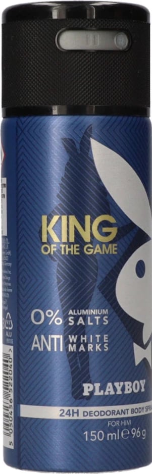Deodorant Playboy King of the Game Spray,150ml
