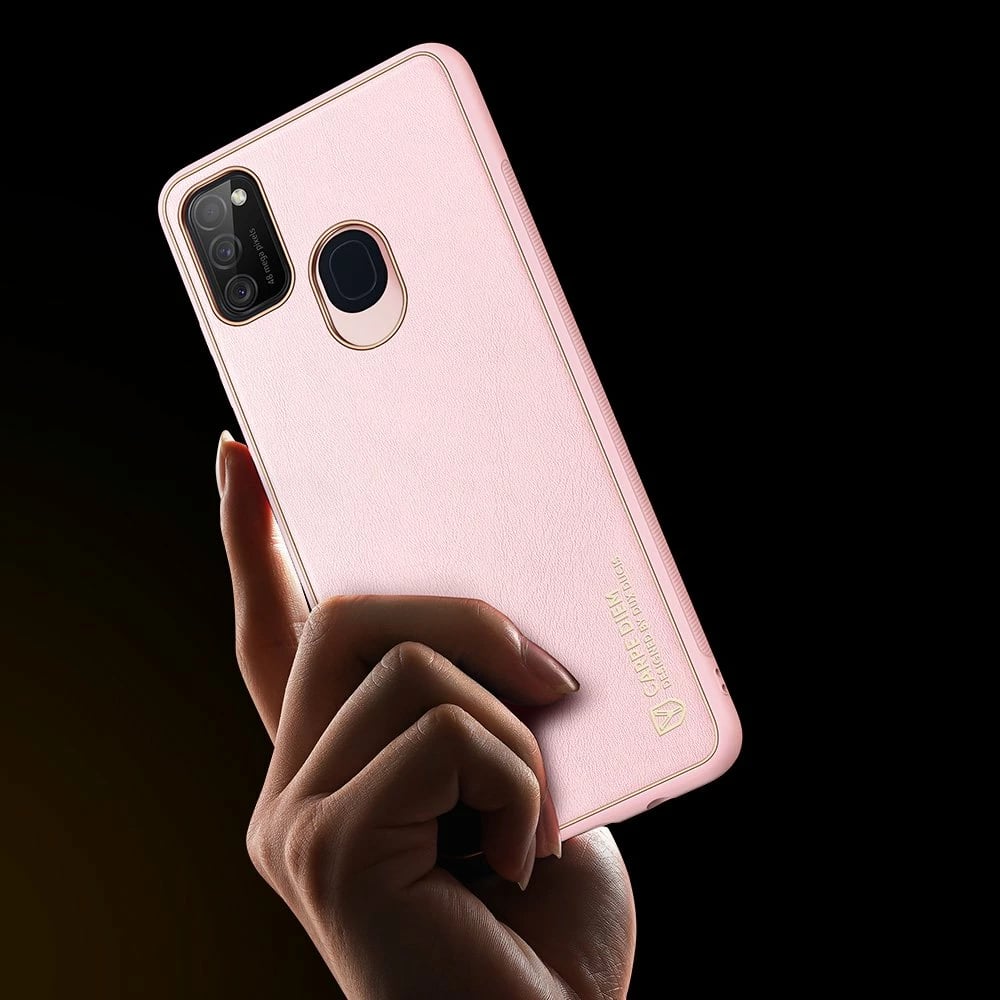 Mbështjellës Dux Ducis Yolo për Samsung Galaxy M30s, rozë