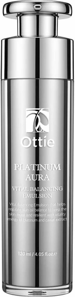 Emulsion për fytyrë për femra Ottie Platinum Aura Anti-Aging, 120ml