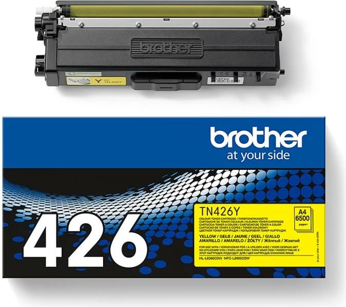 Toner Brother TN-426Y rendiment 5.5k–8.8k i verdhë