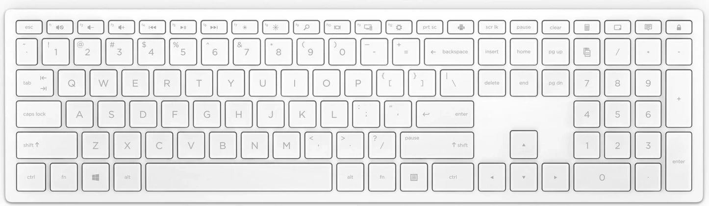Tastierë HP Pavilion Wireless Keyboard 600, bardhë