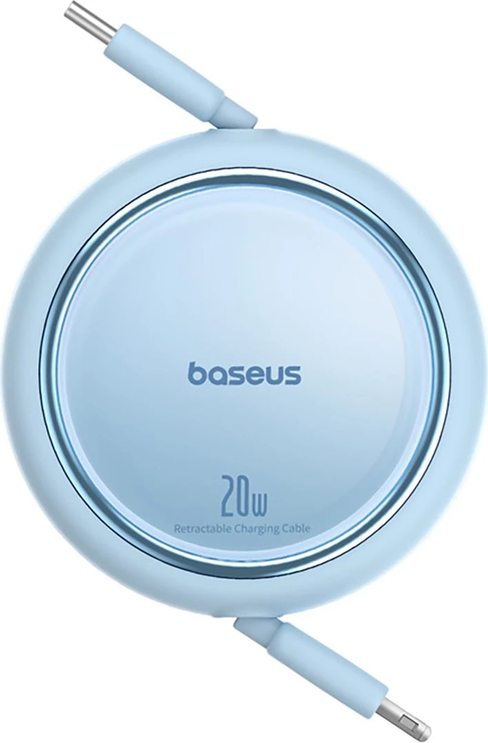 Kabllo karikimi Baseus Free2Pull, USB-C në Lightning, 1m, 20W, kaltër