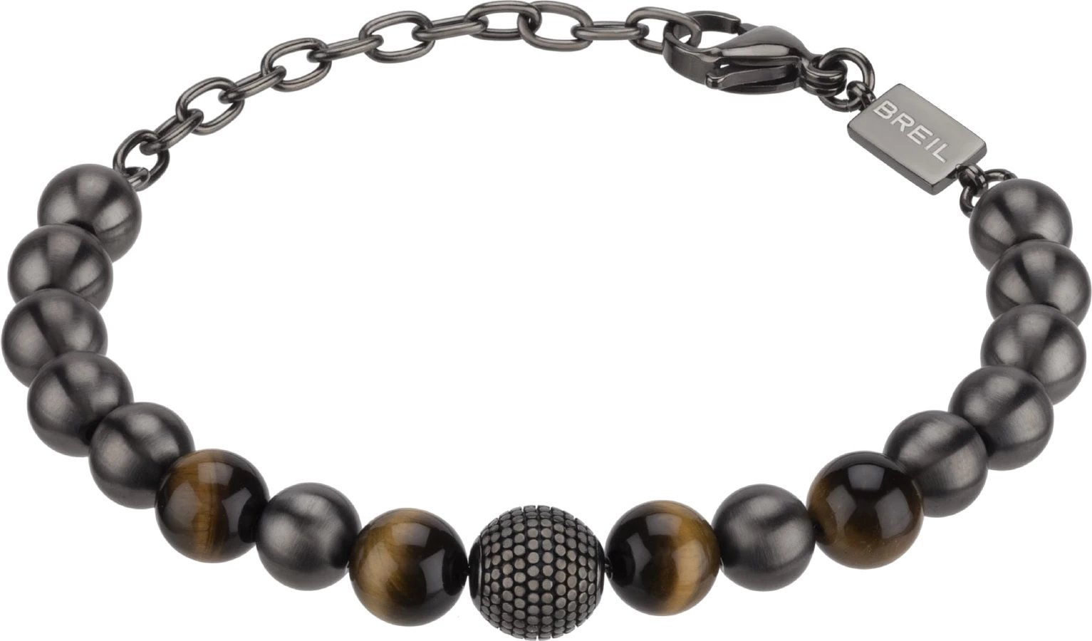 Byzylyk për meshkuj BREIL JEWELS TJ3143, i zi/kafe