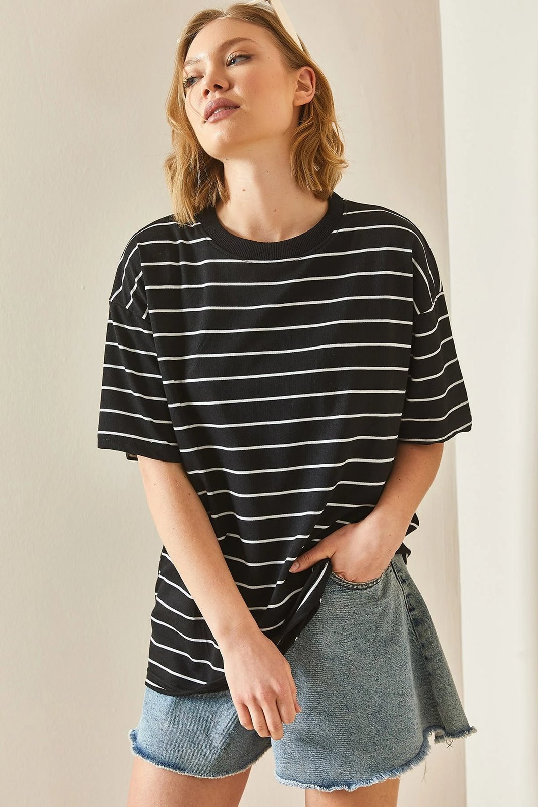 Bluzë e zezë për femra, Jumeon, 3YXK1-47088