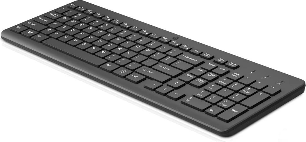 Tastierë wireless HP 225, full-size, RF Wireless, e zezë