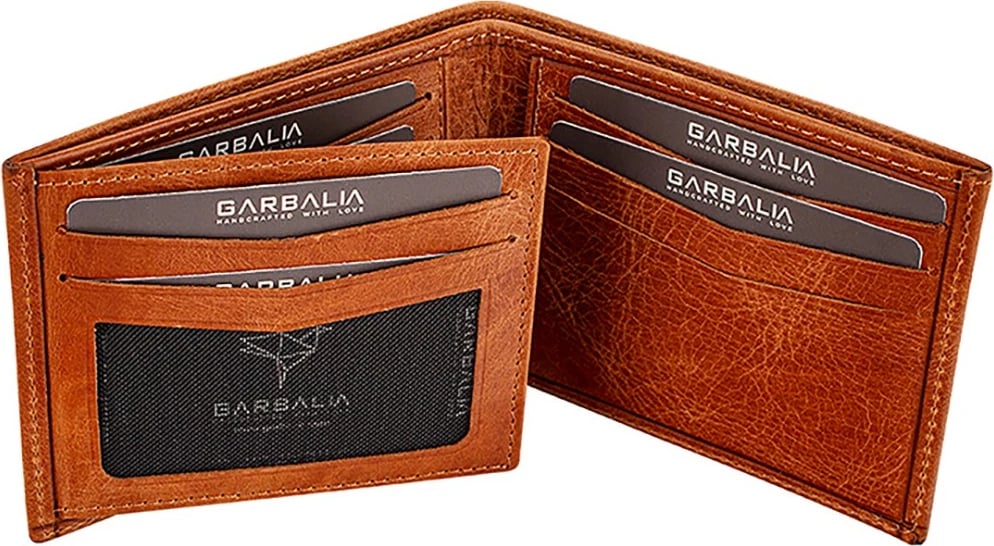 Portofol për burra, lëkurë origjinale, ngjyrë tan, Altadena, Zoozie Bags