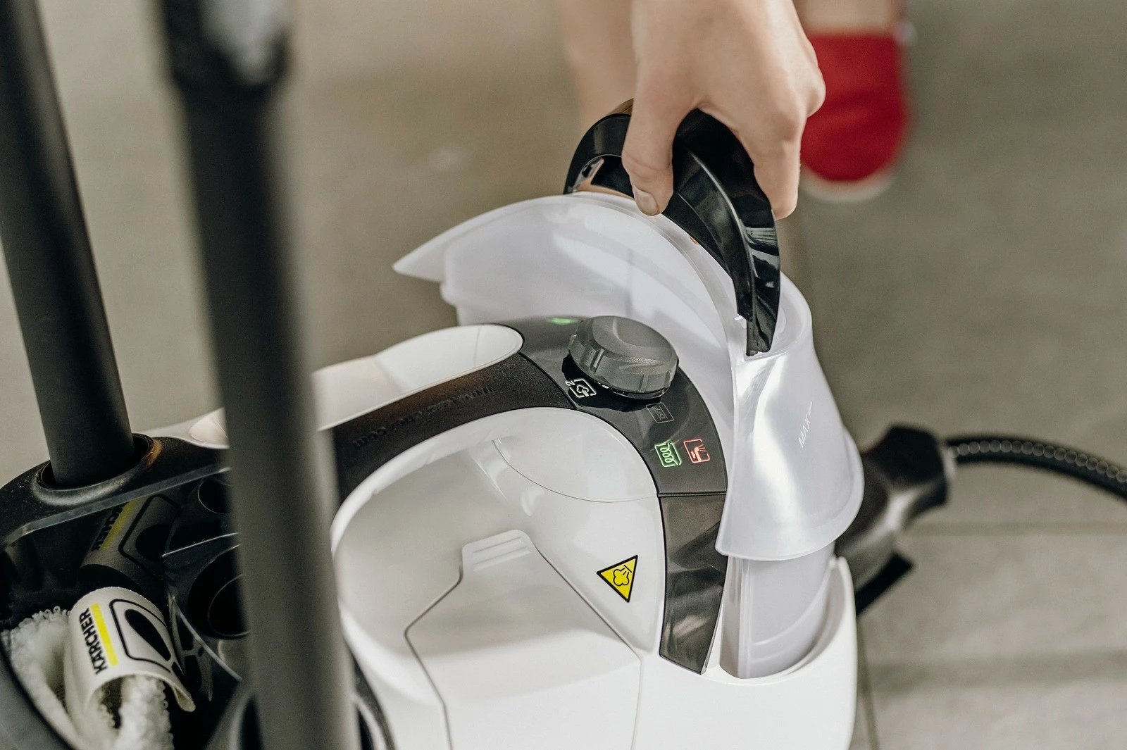 Pastrues me avull Karcher SC 5 EasyFix Iron, 1.5L, 2250W, zi/bardhë, me hekur avulli