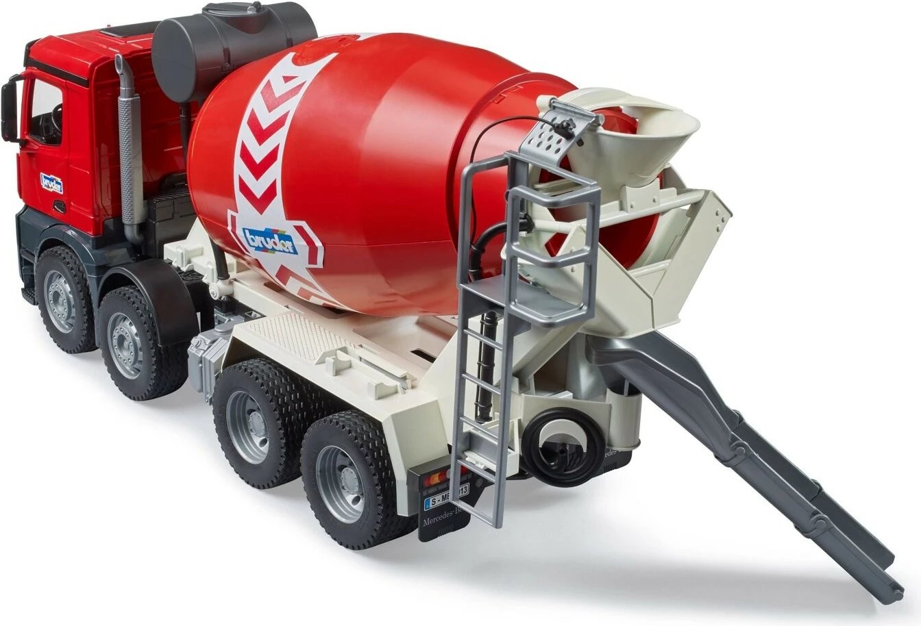 Kamion mikser betoni BRUDER Mercedes Benz Arocs, 1:16, Kuq