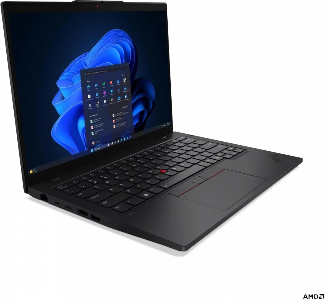 Laptop Lenovo ThinkPad L14 Gen 6 21SE002APB, AMD Ryzen AI 5 PRO 340, 32GB RAM, 512GB SSD, 14.0-inç WUXGA, Radeon 840M, Copilot+ PC, Windows 11 Pro, e zezë