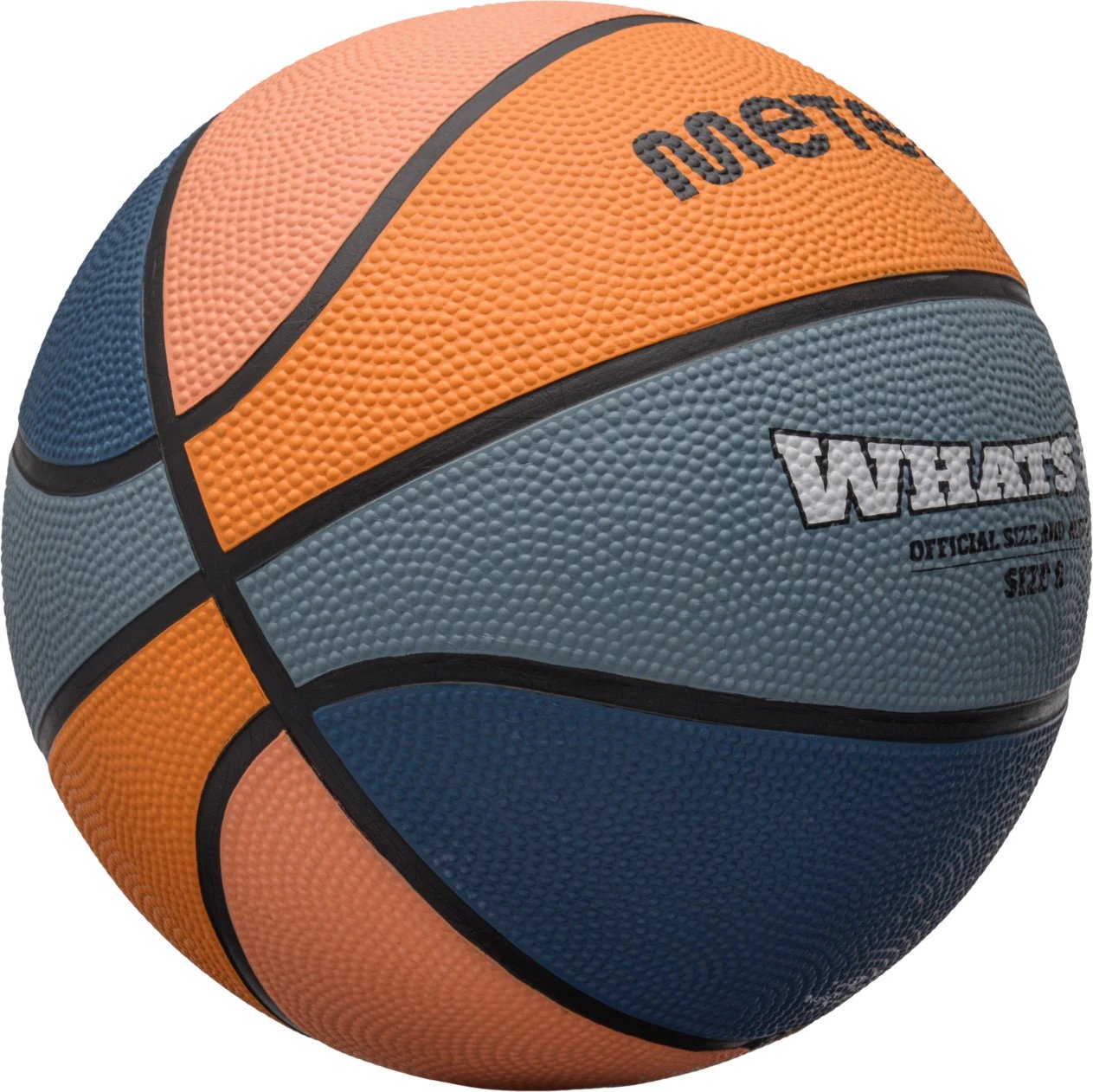 Top basketbolli Meteor, unisex, blu-portokalli