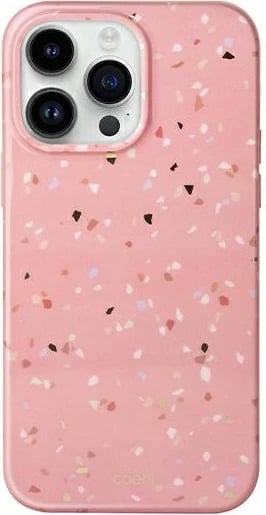 Mbështjellës UNIQ Coehl Terrazzo për iPhone 14 Pro, rozë