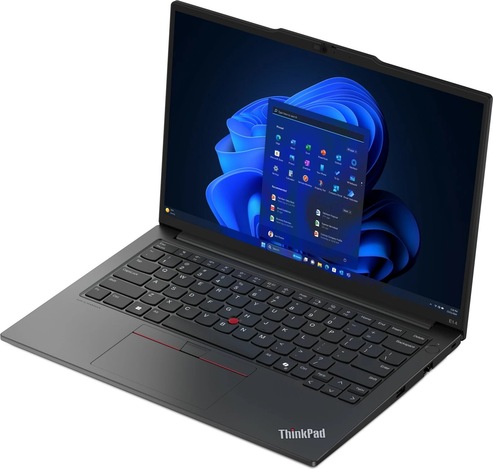 Laptop Lenovo ThinkPad E14 Gen 6, Intel Core Ultra 7, 16 GB RAM, 512 GB SSD, E zezë