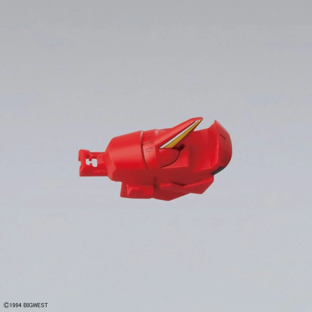 Model ndërtimi Bandai HG 1/100 Macross VF-19 Custom Fire Valkyrie me Sound Booster, i kuq