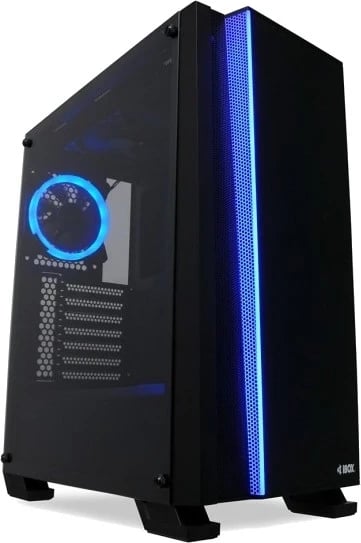 Kasë iBox Wizard 4 Gaming, i zi