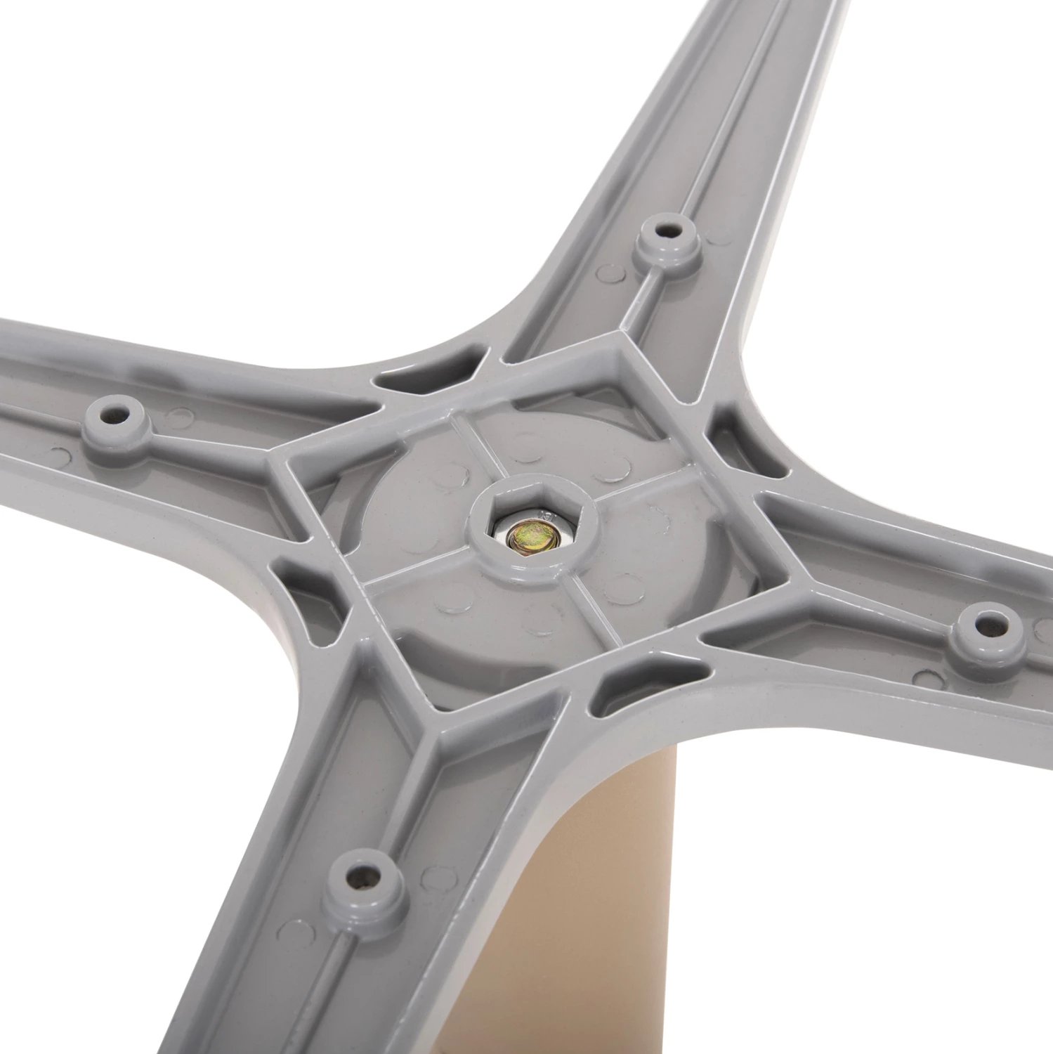 Baza alumini për tavolinë, ngjyrë kapuçino mat, FH460.25, 66x66x72cm, kryq 48x48cm