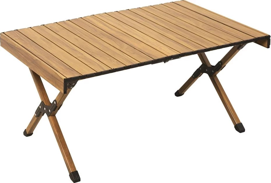 Tavolinë palosëse Mirpol DREVO 90, alumini, me çantë