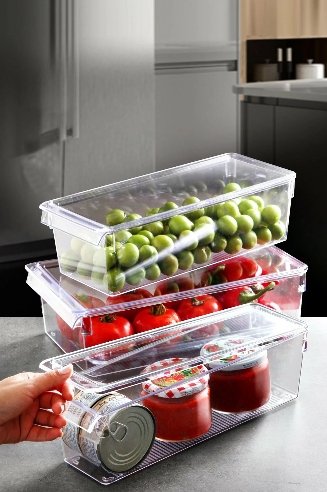 Set organizues për frigorifer (9 copë), Hermia, CLRKPK3-9