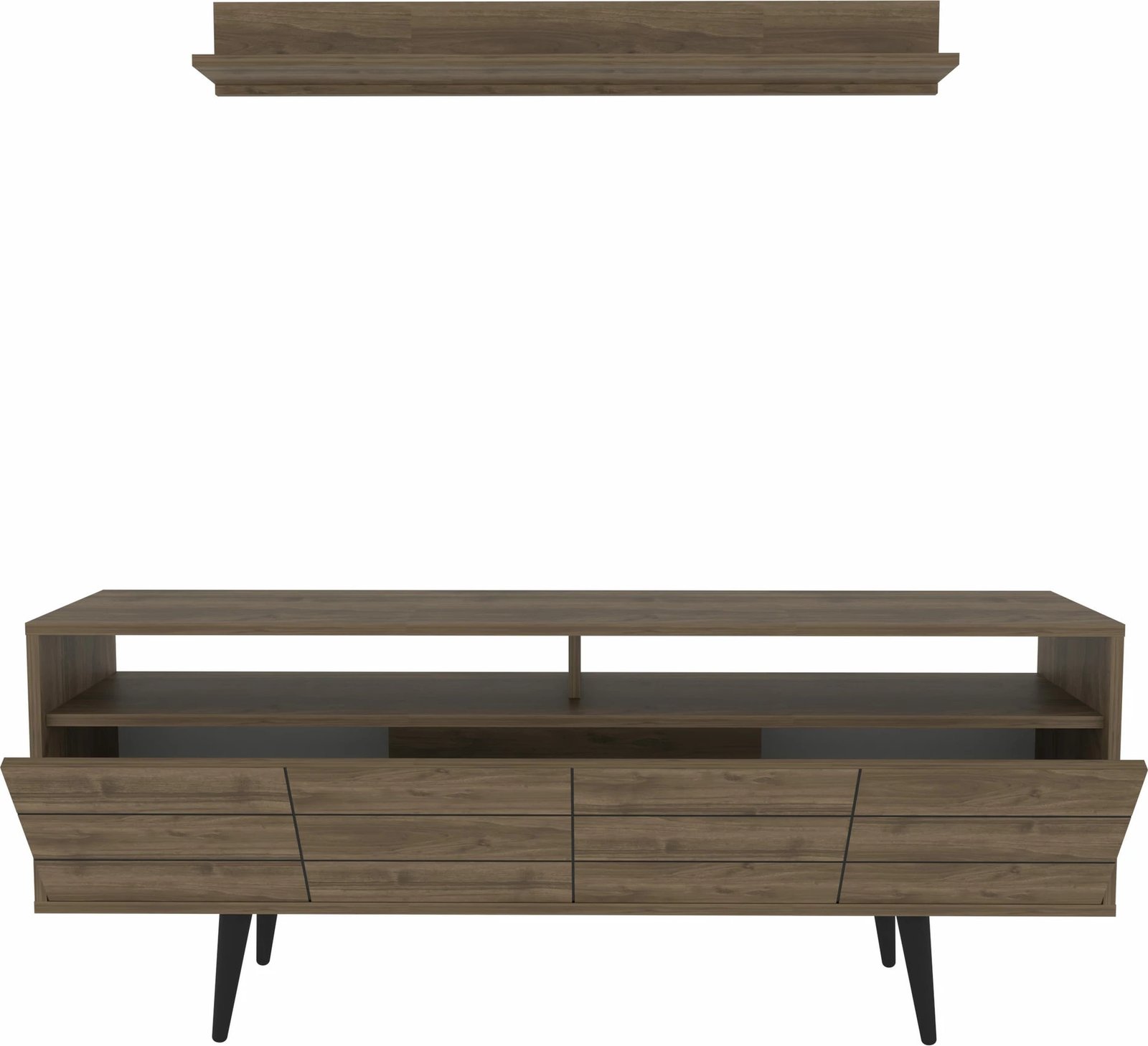 Komodë TV Skye Decor, ngjyrë arre, Ola