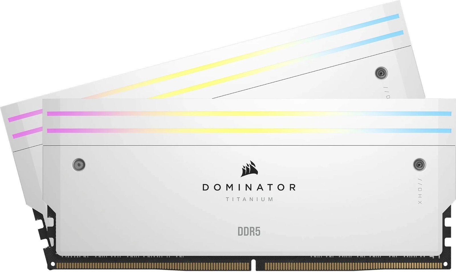 RAM Memorje Corsair Dominator Titanium 64GB (2x32GB) DDR5 6400MHz RGB e bardhë