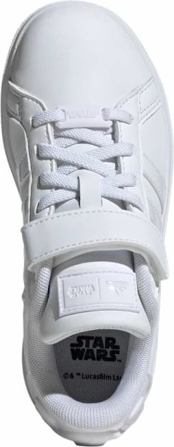 Këpucë për fëmijë adidas, të bardha