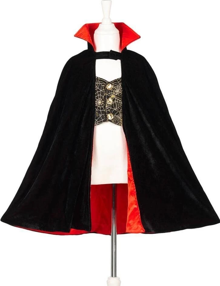 Kostum Drakula për fëmijë Souza, 4-8 vjeç, ngjyrë e zezë dhe e kuqe