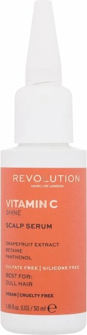 Serum për flokë Revolution Haircare London Vitamin C Shine Scalp Serum për femra 50ml