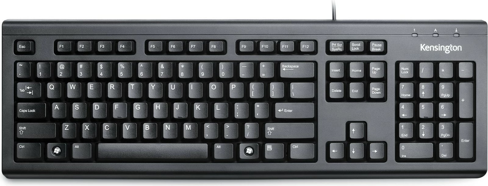 Tastierë Kensington VALUKEYBOARD, USB, UK layout, e zezë