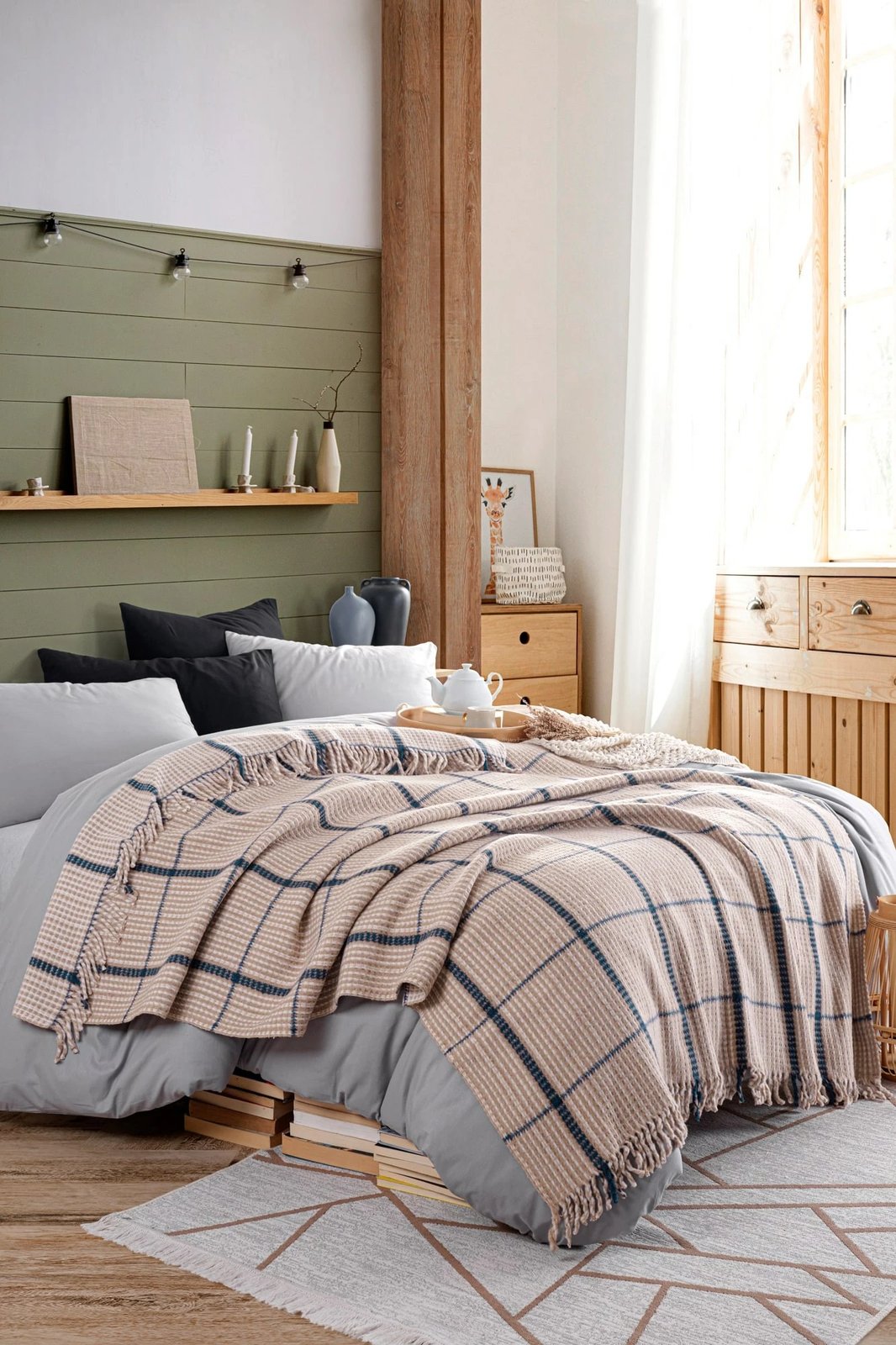 Batanije dopio, ngjyrë bezhë, L'Essentiel Linge de Maison, 180x220cm