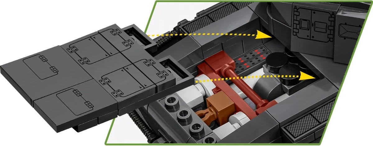 Set ndërtimi Cobi Klocki Panzer III Ausf. J, 590 pjesë, me figurë ushtari, plastikë
