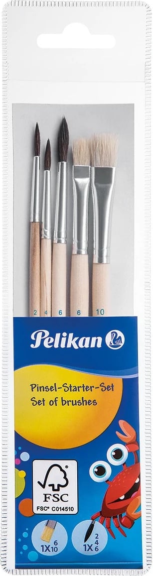 Set furçash Pelikan 718163, 5 copë, dru