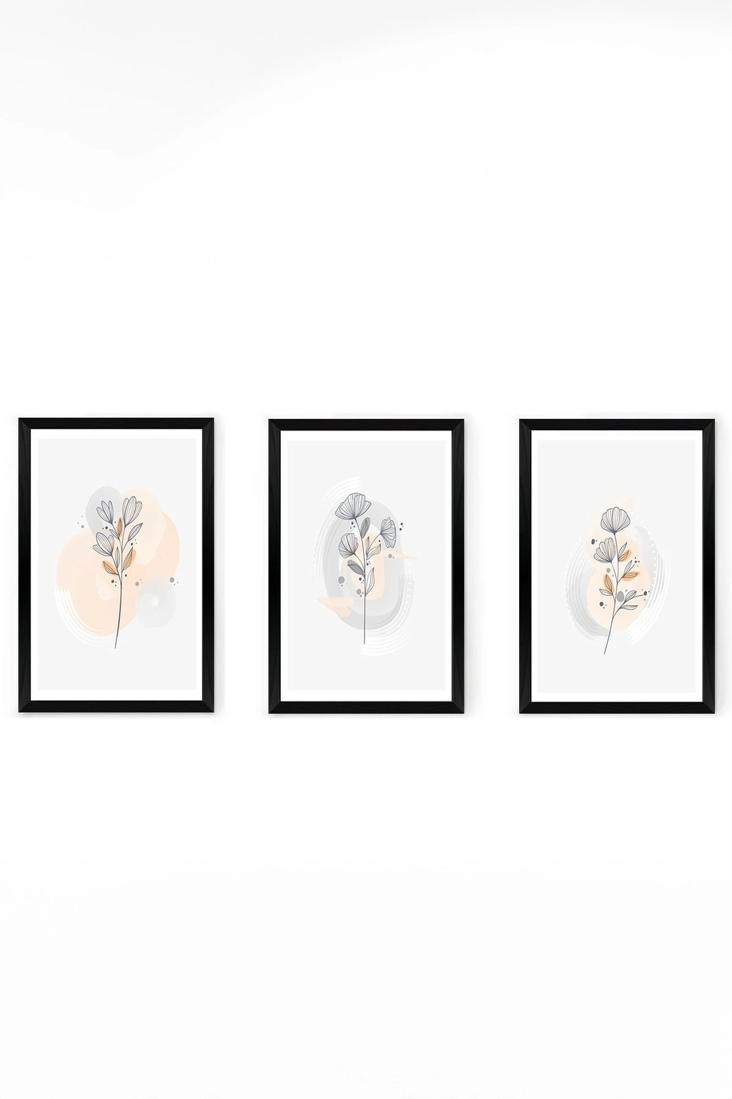 Set pikturash dekorative (3 copë), Wallity, Artsycllct30