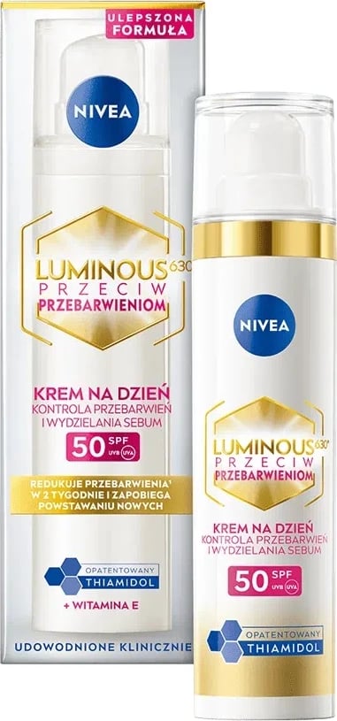 Krem dite për fytyrë Nivea Luminous630 Day Cream SPF50 për femra 40ml