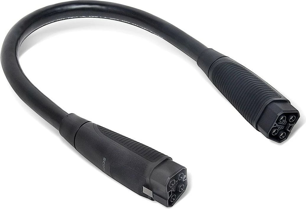 Kabllo baterie EcoFlow L48DH-0.75M, EcoFlow, DELTA Pro, e zezë