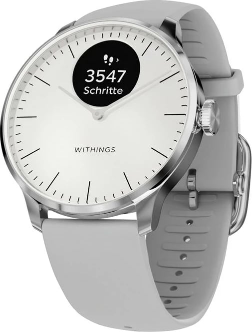 Smartwatch Withings ScanWatch Light, 37 mm, OLED, Q518-01G, e bardhë Smartwatch Withings ScanWatch Light, 37 mm, OLED, Q518-01G, e bardhë
