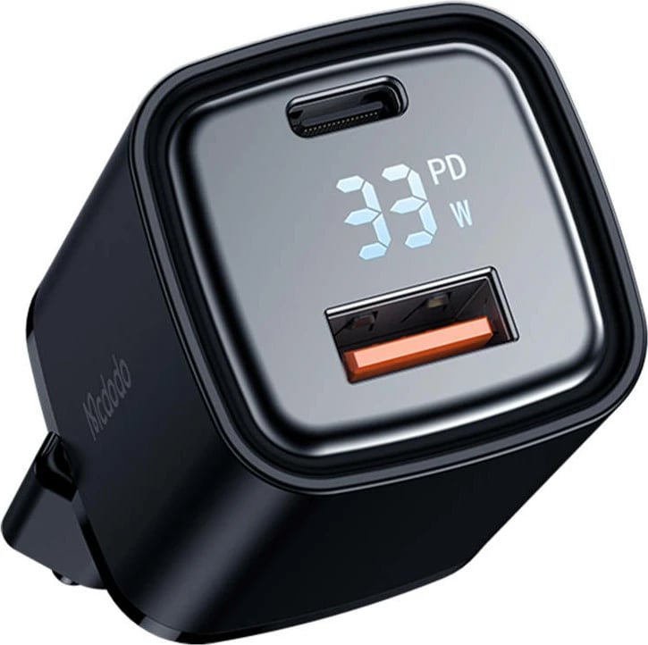 Karikues Mcdodo CH-1701 me ekran, 33W, USB-A/USB-C, zi