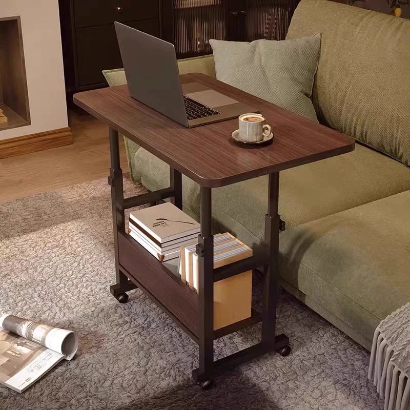 Sipërfaqe tavoline mobile, ngjyrë lisi të errët, 80x40x68cm