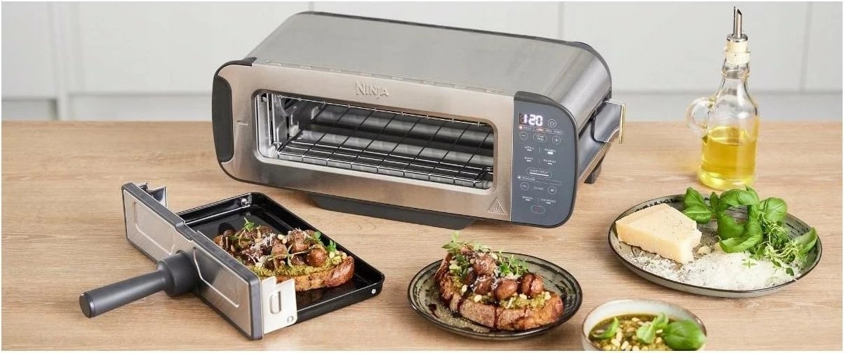 Toster Ninja ST202EU, 32L, inox, 1500W, argjendtë