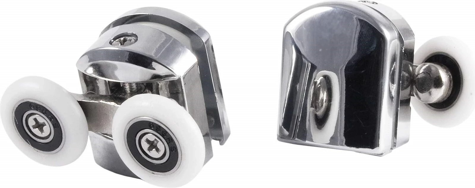 Rula të sipërme të dyfishtë për xhama, deante XKCJ1RU04, FI 23 mm, për xhama 5 mm, krom