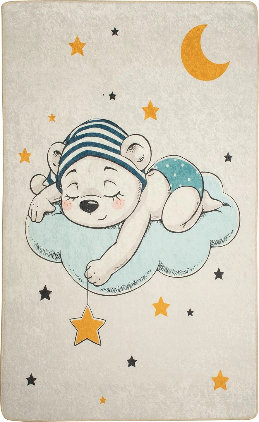 Qilim për fëmijë, 140x190cm, Hypnose Sleep, shumëngjyrësh, ecru