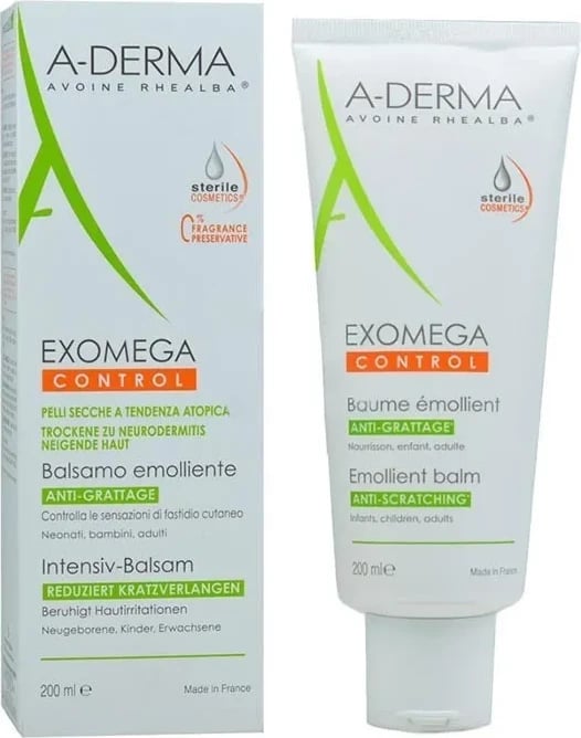 Balsam emolient unisex A-Derma Exomega Control 200ml Balsam emolient unisex A-Derma Exomega Control 200ml