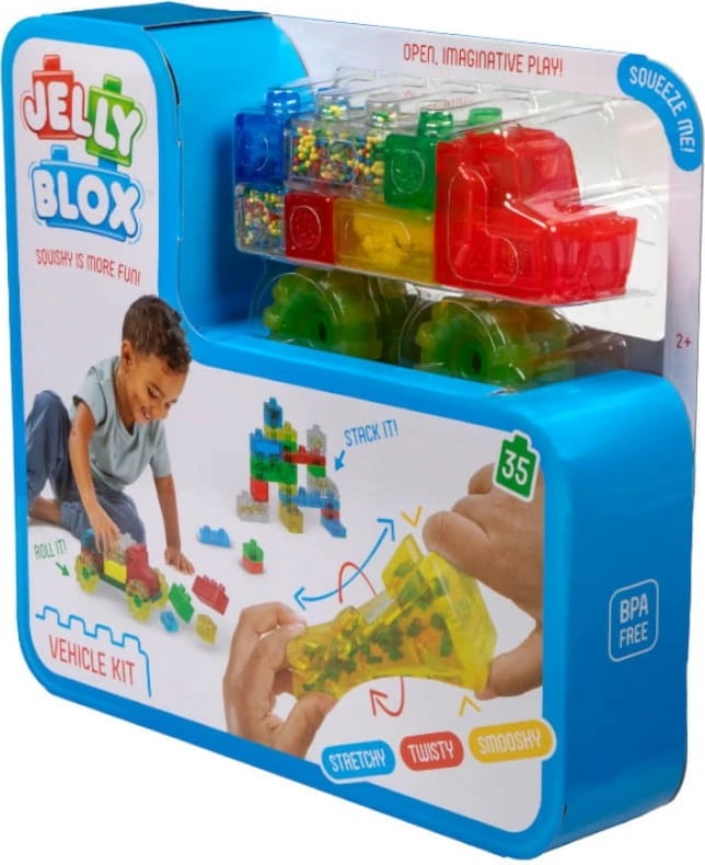Set blloqesh ndërtimi Jelly Blox Goliath 931694, 35 pjesë, plastikë, shumëngjyrëshe