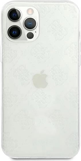 Mbështjellës Guess GUHCP12M3D4GTR për iPhone 12/12 Pro 6.1", transparent, 4G 3D Pattern Collection Mbështjellës Guess GUHCP12M3D4GTR për iPhone 12/12 Pro 6.1", transparent, 4G 3D Pattern Collection