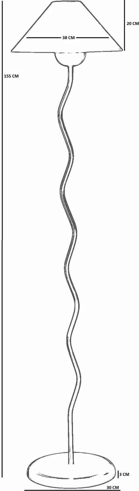 Llambë dyshemeje Opviq, 8939-8, ngjyrë gri