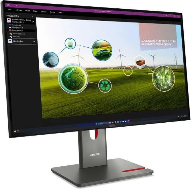 Monitor, Lenovo ThinkVision P27q-40 27", kalibrim, ngjyrë e zezë/ari (64A7GAT6EU)