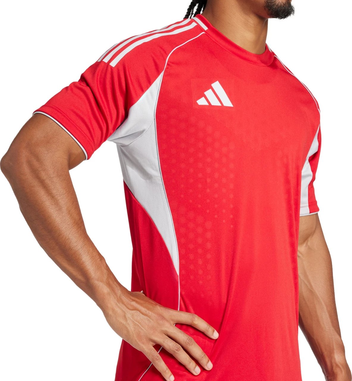 Maicë futbolli për meshkuj adidas, e kuqe