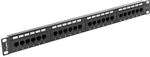 Panel patch Lanberg PPU6-1024-B, 1U, i zi