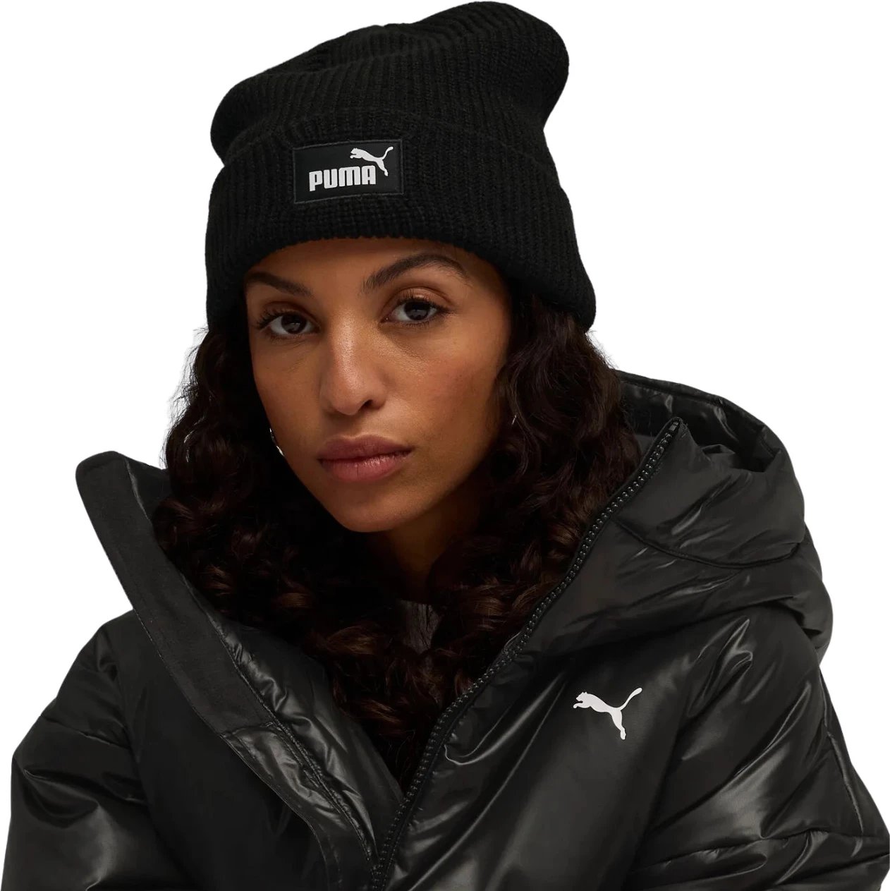 Kapelë dimri Puma unisex, e zezë