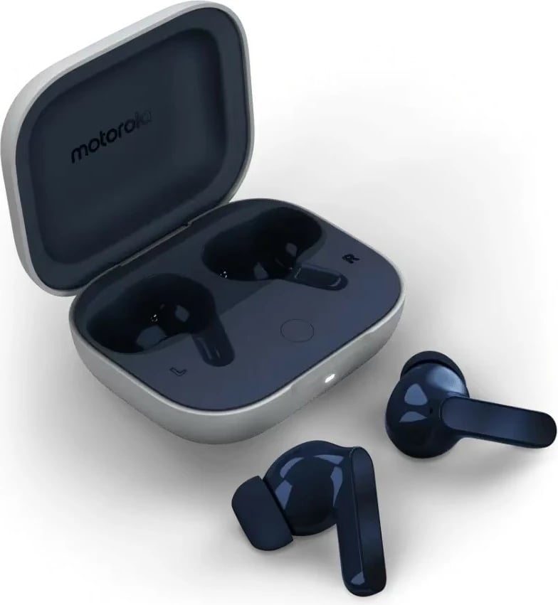 Kufje Motorola Moto Buds, Bluetooth 5.3, ANC, 42 orë, blueberry
